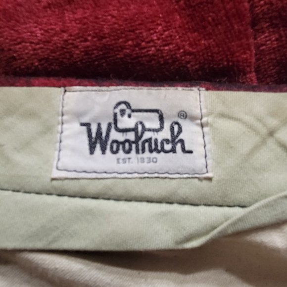 Vintage Woolrich Buffalo Red Black Plaid Hunting Pants Size 40 - Picture 6 of 9